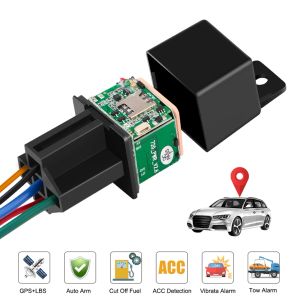 Mini traceur GPS de voiture MV730, conception cachée, localisateur de carburant coupé, 9-95V, 80mAh, alerte de survitesse de choc, application gratuite