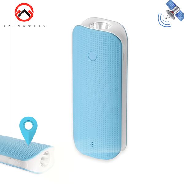 Mini rastreador GPS para niños, 4500mAh, GPS Personal SOS, 80 días, batería externa, linterna, alarma de voz, GPS para Explorer, zumbador, advertencia