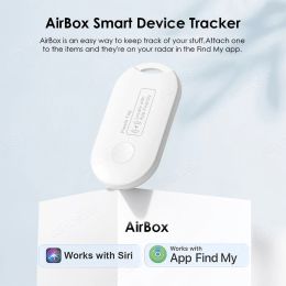 Mini GPS Tracker trabaja con iOS Encuentra mi aplicación MFI Smart Tag Key Finder Anti Lost Global Locator for Wallet Car Luggage Pet Etiqueta