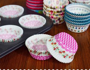 Mini support en papier sulfurisé, gobelets en papier pour cupcakes, gobelets à muffins, cupcakes au chocolat cuits, gobelets de cuisson à haute température, paquet de 100