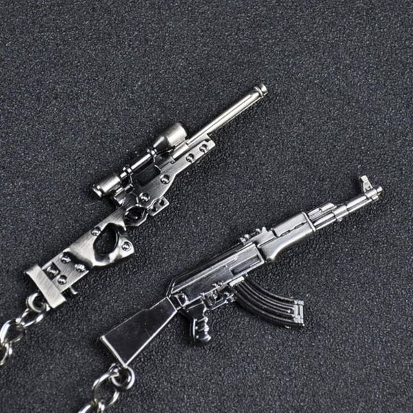 Mini pistolet modèle voiture petit pendentif Pack porte-clés créatif personnalisé pendentif en métal porte-clés sac à main breloque Pendant266Q