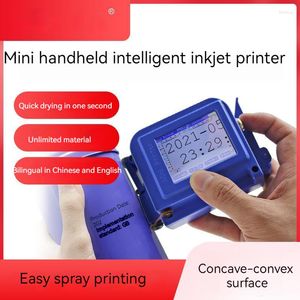 Mini impresora de inyección de tinta portátil pequeña fecha de producción portátil código Qr inteligente 12,7mm Oficina electrónica