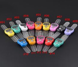 Mini Hand Hold Band Tally Teller LCD Digitale scherm Finger Ring Elektronische koptelling Tasbeeh Tasbih Boutique 054703472