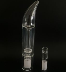 Mini tuyau à main Vaporisateur Eau Outil Embouchure Tige Eau Bubbler 14 MM Avec Outil En Verre PVHEGonG GonG Adaptateur D'eau Pour Solo Air