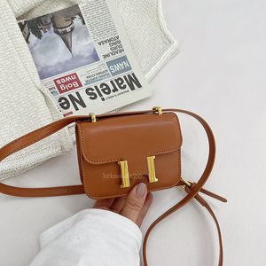 Mini handtas meisjes schoudertassen voor kinderen meisjes GoldH gesp PU lederen portemonnees zadeltas baby messenger bag