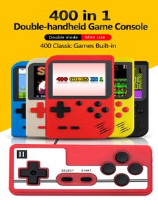 Mini Handheld Game Console Retro Portable Video Game Console kan 400 games opslaan 8 bit 30 inch kleurrijk LCD Cradle Design3034364