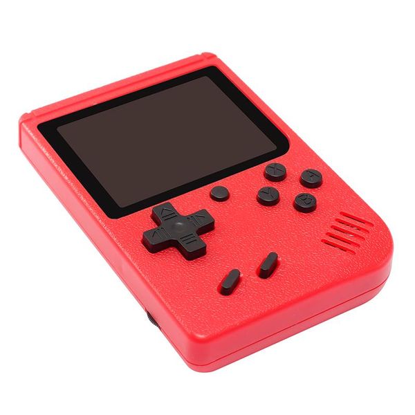 Mini console de jeux portable Hôte nostalgique La console de poche vidéo AV portable rétro peut stocker 400 jeux en 1 8 bits 2,6 pouces Conception de berceau LCD coloré avec boîte de vente au détail