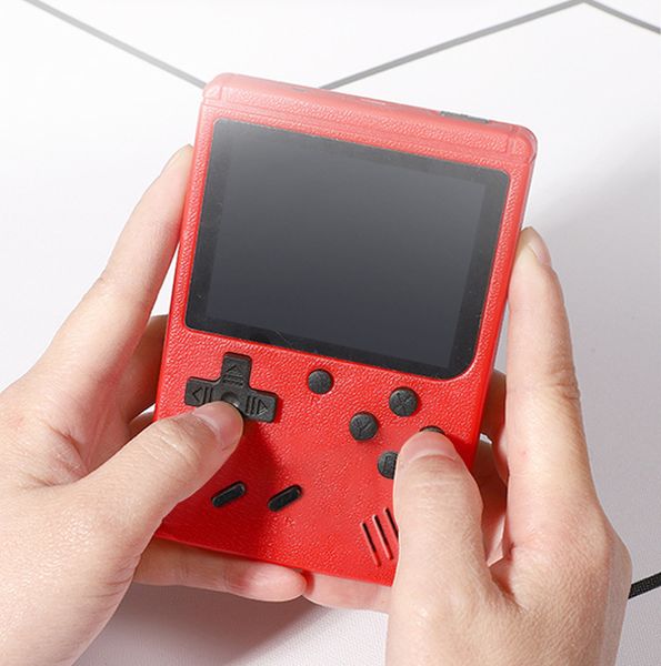Mini Console de jeu portable rétro Console de jeu vidéo Portable peut stocker 400 jeux FC écran 8 bits conception de berceau LCD coloré