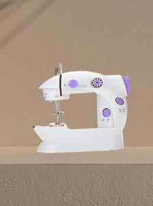 Mini máquinas de coser de Pedal de mano, doble velocidad, doble hilo, multifunción, eléctrica, automática, rebobinado de banda de rodadura, máquina de coser 9630728