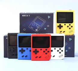 Mini Handheld Portable Game Players Video Console Nostalgic Hendle kan 400 SUP -spellen opslaan 8 -bit kleurrijk LCD3392042