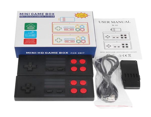 Mini HDTV 1080P 821 Games inalámbricos Box 8bit TV Out Video Handheld para SFC NES Children Portable Game Players6872883