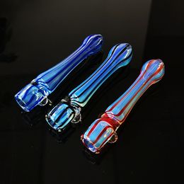 Mini Heady Oil Burner Pipes recht type Rookpijp Dikke Pyrex Glass Bubbler draagbaar gereedschap