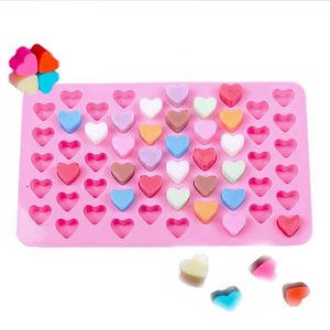 Mini Heart Mold Silicone Ice Cube Lade DIY Chocolade Fondant Mold 3D Pastry Jelly Cookies Bakken Cake Decoratie Gereedschap WLLL582