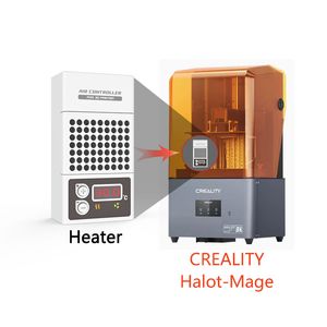 Mini calentador para la impresora 3D de creality halot mage, controlador de temperatura de la impresora 3D de resina