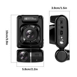 Mini Hidden 4K 2160P Dual Lens Car DVR Wifi GPS Logger Novatek 96663 Chip Sony IMX323 Sensor Dual Camera Dash Cam Recorder D20