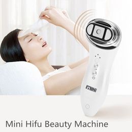 Mini HIFU RF LED Lichte ultrasone, anti-aging gezichtshuidverzorging draaien opheffing rimpel verwijderen schoonheid machine