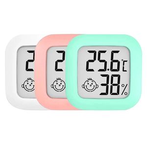 Mini thermomètre en intérieur électronique de haute précision thermomètre pour bébé thermomètre mural à séchage mural et à affichage humide instrument