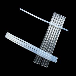 Mini barras de pistola de pegamento caliente 7 mm/10pcs x200 mm Adhesivo transparente de alta viscosidad Palguín de pegamento para niños Adultos DIY Sellado Reparación