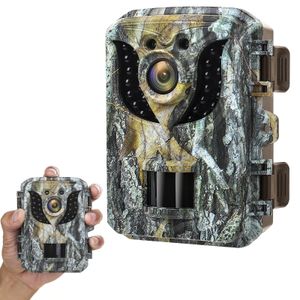 Mini Hunting Trail Camera 16MP 1080P HD Infrarood Night Vision Waterdichte Outdoor Motion Activated Wildlife Scouting PO Traps 240423