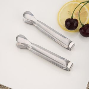 Mini pinza para hielo de acero inoxidable, pinzas para café y azúcar, herramienta para Bar, barbacoa, Clip para barbacoa, accesorios de cocina portátiles