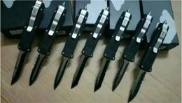 Mini Infiel Auto Knife C07 7Models HK 3300 Doble Acción Automática Tactical Camping BM42 Knifes de regalo 1 PPC Freeshipping BM 3320 3400 4600 UT85 UT88 Auto Knives