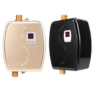 Calentador de agua sin tanque eléctrico mini instantáneo Agua caliente Instantánea Ducha de calefacción rápida AC110/AC220 3800W