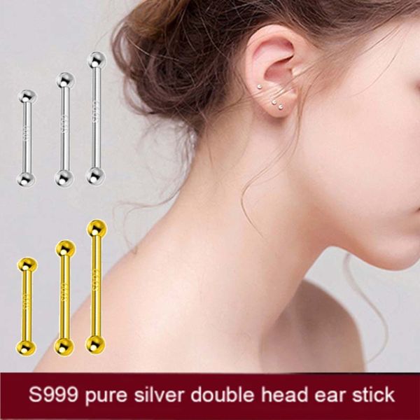 Mini-boucles d'oreille invisible boucles d'oreilles perçage étalons de nez à balles épingles à os Piercing corporel jet bijourie oreille ongles femmes bijoux