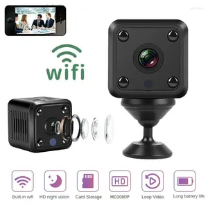 Mini IP-camera WiFi Sport HD 1080P Draadloze beveiliging Surveillance Ingebouwde batterij Nachtzicht Smart Home Micro Cam