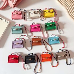 Mini Kelly Bag Bluetooth Earphone Protection Case Suitable for 3 Protective Cases New Creative Pendant