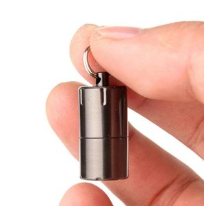 Mini briquet à kérosène, outils de cuisine de camp, Capsule Portable en métal, équipement EDC étanche, petit briquet d'arachide, porte-clés allume-feu 20222508425