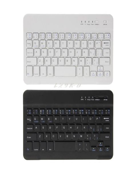 Mini teclado Ultra delgado 59Key teclado inalámbrico Bluetooth para IOS Android Windows PC Computer8787603