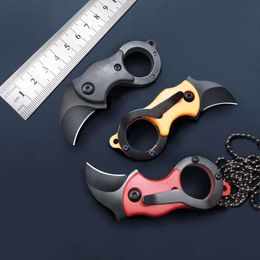 Mini Keychain Pocket Knife Outdoor Portable Vouw Blade Messen Ketting Eagle Claw Box Opener Express Fruit Knife