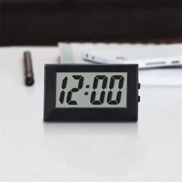 Mini LCD Digital Dashboard Clock Desktop Elektronische klok Mute Portable Clock Silent Desk Time Display Clock voor Home Office Car