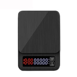 Mini balances à café électroniques numériques LCD avec minuterie 3kg 0.1g balance domestique