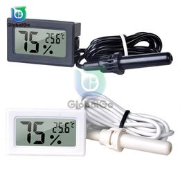 Mini LCD Digital Thermomètre Hygromètre Gauge Testeur Tempéra Température Détecteur du capteur du compteur d'humidité pour aquarium d'incubateur