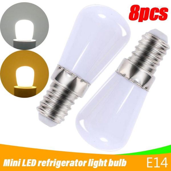 Mini bombillas LED para refrigerador, luces nocturnas para baño, Bombilla de tornillo de 220V para vitrina