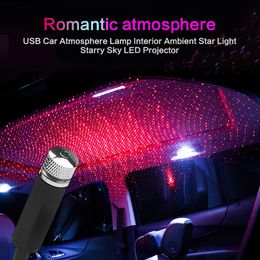 Mini Led Car Roof Star Night Light Projector sfeer Smosfeer Galaxy Lamp USB Decoratief verstelbaar voor automatisch dakruimte plafond decor