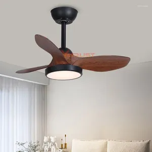 Mini LED ventilateur de plafond lampe lumières maison bureau cuisine chambre salle à manger enfants petite télécommande