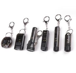 Mini lampe de poche porte-clés LED, Rechargeable par USB, multifonction, magnétique, étanche, torche d'urgence pour Camping en plein air
