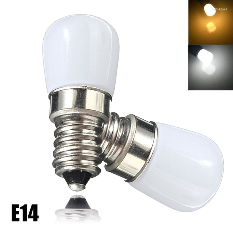 Mini LED -glödlampor E14 Kylskåp 220V Lampskruvlampa för skärmskåp