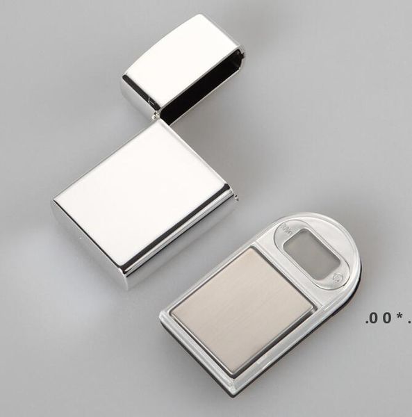 Balances numériques de Style mini briquet, pour bijoux en or et diamant, Balance électronique de 0.01 grammes, RRB13959