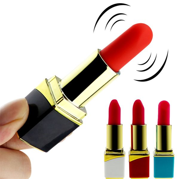 Mini vibrateur de balle de rouge à lèvres pour femmes, stimulateur de clitoris, jouets sexuels érotiques portables pour adultes, vagin, œuf d'amour, Masturbation féminine