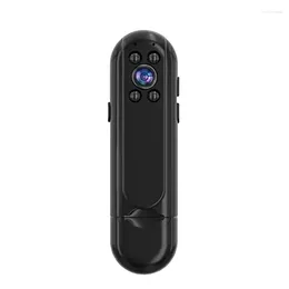 Mini enregistreur HD numérique 1080P, caméra corporelle grand Angle, détection de mouvement, boutons-pression, noir