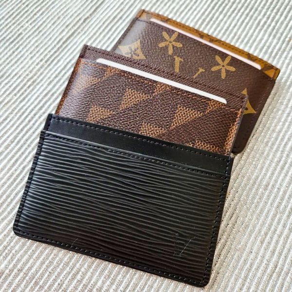 Mini luxe Designer CardHolder couverture de la carte Portefeuilles clés hommes pochette clé fourre-tout porte-monnaie porte-passeport portefeuille M60703 femmes de qualité supérieure porte-cartes en cuir véritable