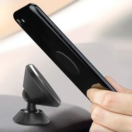 Mini soporte de teléfono de automóvil magnético ultra fuerte bandeja de teléfono del teléfono Soporte magnético para iPhone Samsung Xiaomi Huawei