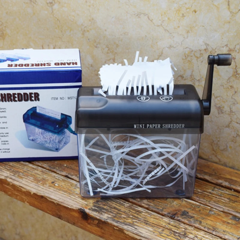 Mini trituradora Manual portátil A6, máquina de corte de papel Manual, suministros de enseñanza para oficina, cortador duradero y240102
