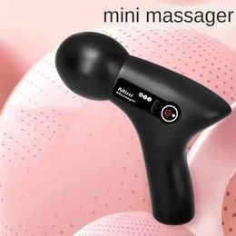 Mini massage LCD Screen Muscle Massageur Portable Electric pour le col Body Fascia Gun Full Corps Masseur