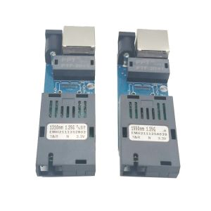 Mini Media Converter 1f1e Gigabit Optische vezel Ethernet Switch 1 Poortvezel 1 RJ45 Vezelschakelaar voor IP -camera PCBA -bord