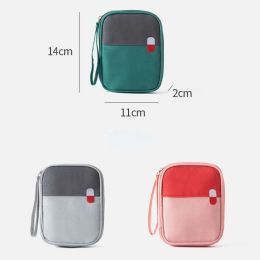 Mini Medicine Organizer Sac Outdoor First Aid Travel Travel Rangement Sack de rangement d'urgence ACCESSOIRES DE CAS MÉDICAL