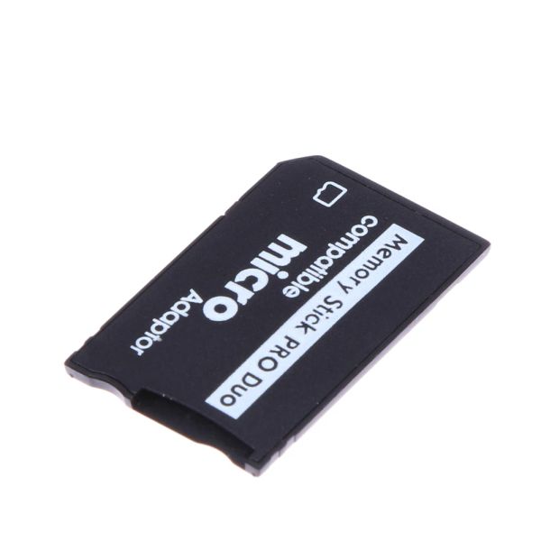 Lecteur de carte Mini Memory Stick Pro Duo Nouvel adaptateur de carte Micro SD TF vers MS Pro à emplacement unique / double emplacement pour manette de jeu Sony PSP Convertir le prix de gros